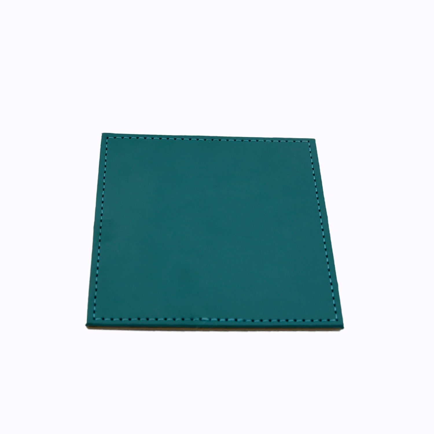 Square Tea Coaster - Dining Table Decor Accessories - Coaster for Dining Table for Hot Pots Coasters for Cups Durable and Long-Lasting, Leather Coffee Table for Home or Office Use (1 pc)