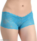 Net Briefs for Women (Aqua Blue, 4XL)