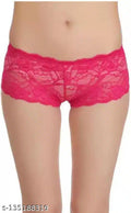 Net Briefs for Women (Pink, Free Size)