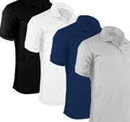 Polo Neck T-Shirt (Multicolor, L) (Pack of 4)
