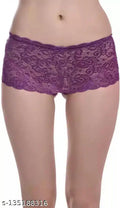 Net Briefs for Women (Purple, XXXL)